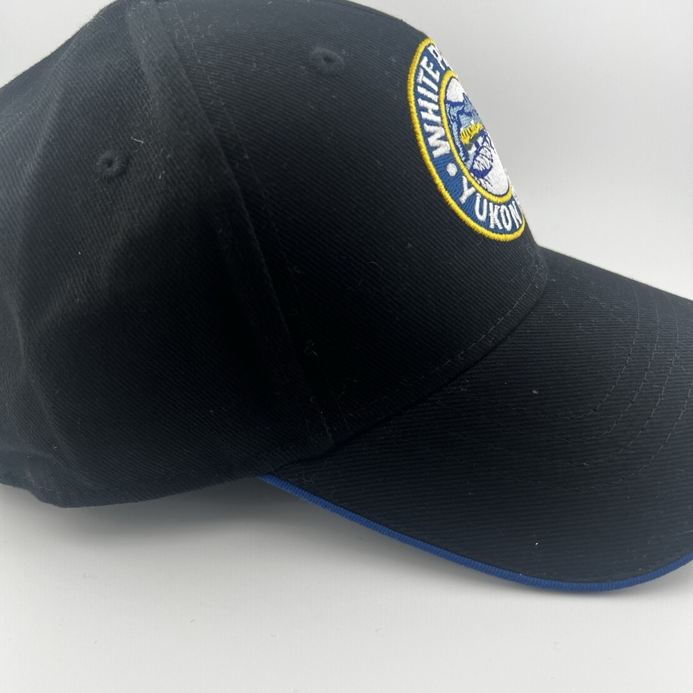 White Pass & Yukon Route Railroad 2018 Skagway Alaska FlexFit Black Hat Cap - Picture 5 of 12